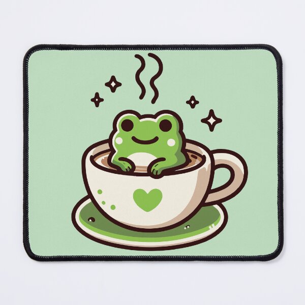 Item preview, Cute Frog in Coffee Cup designed and sold by Coffee Lifestyle.