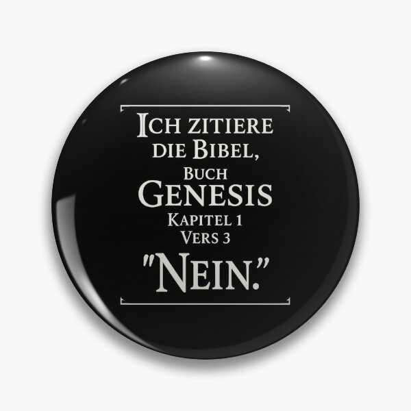 Item preview, Genesis No – Biblical Irony designed and sold by Bernd Friese.