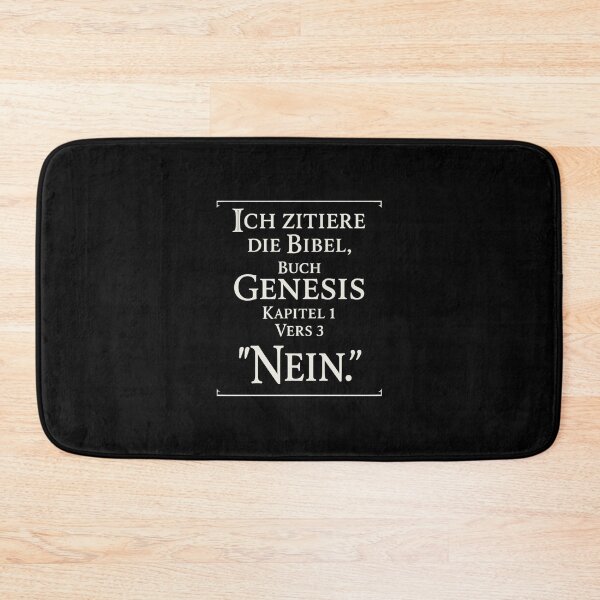 Item preview, Genesis No – Biblical Irony designed and sold by Bernd Friese.