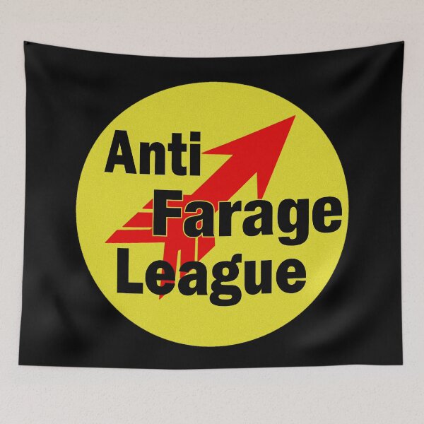 Item preview, ANTI FARAGE LEAGUE designed and sold by Paparaw.