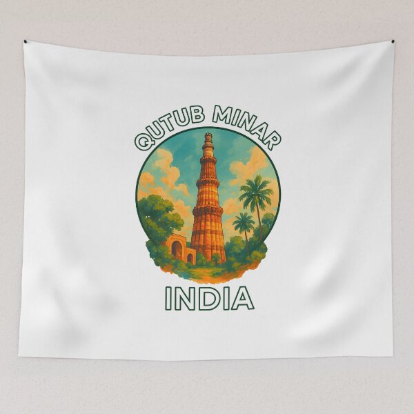 Item preview, Qutub Minar - Delhi Landmark India designed and sold by inkNext.