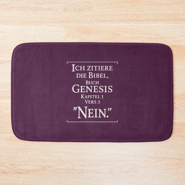 Item preview, Genesis No – Biblical Irony designed and sold by Bernd Friese.