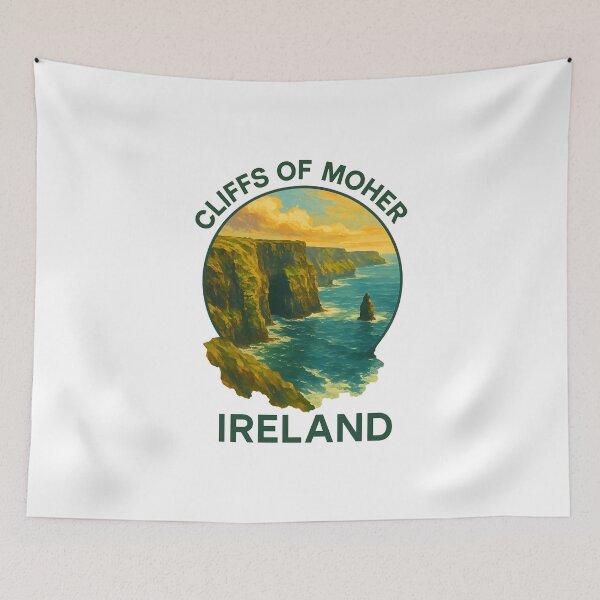 Item preview, Cliffs of Moher - Ireland Coastal Landscape designed and sold by inkNext.