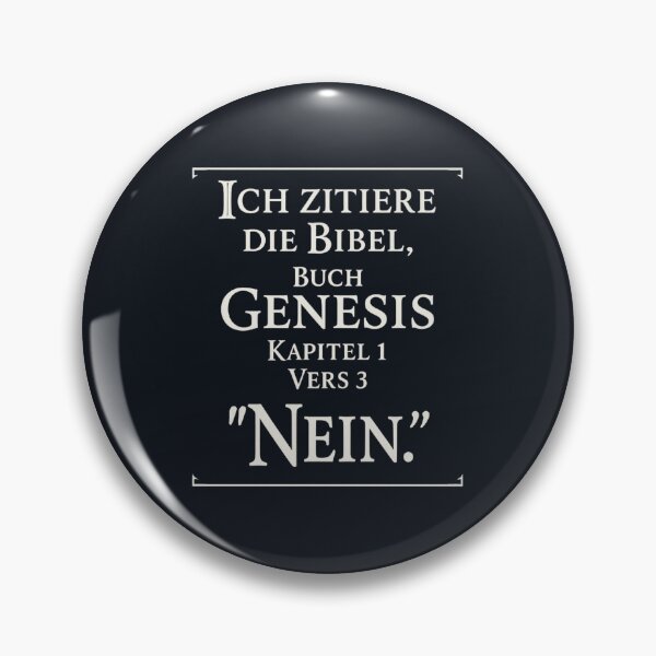 Item preview, Genesis No – Biblical Irony designed and sold by Bernd Friese.