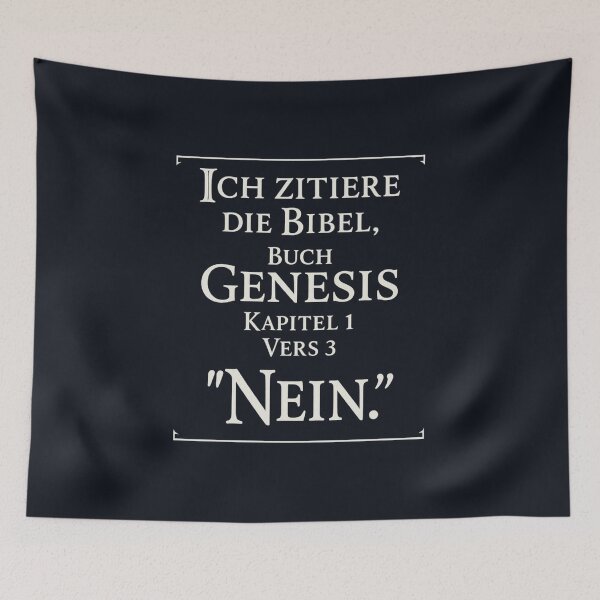 Item preview, Genesis No – Biblical Irony designed and sold by Bernd Friese.