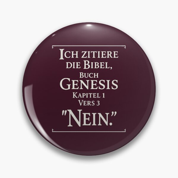 Item preview, Genesis No – Biblical Irony designed and sold by Bernd Friese.