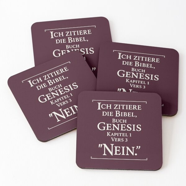 Item preview, Genesis No – Biblical Irony designed and sold by Bernd Friese.