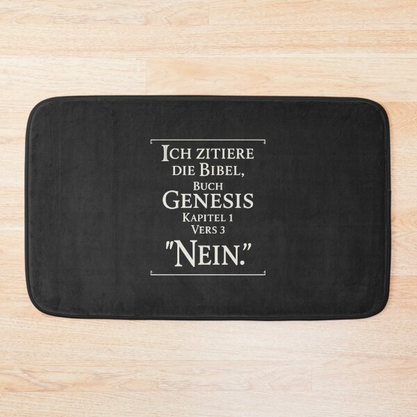 Item preview, Genesis No – Biblical Irony designed and sold by Bernd Friese.