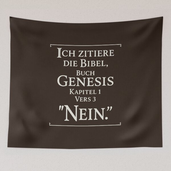 Item preview, Genesis No – Biblical Irony designed and sold by Bernd Friese.