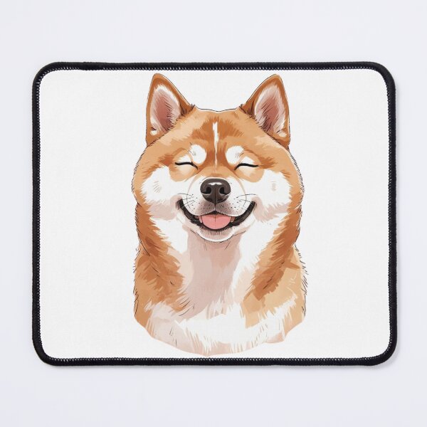 Item preview, Sunshine Shiba with Squinty Smile designed and sold by cozymorn.