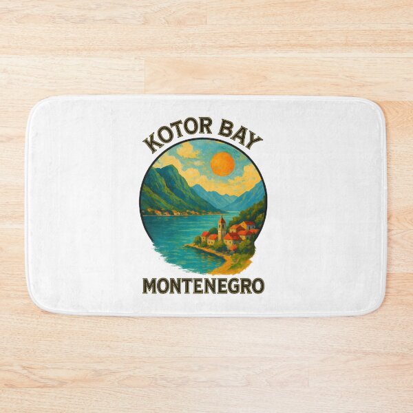 Item preview, Kotor Bay - Montenegro Travel Poster designed and sold by inkNext.