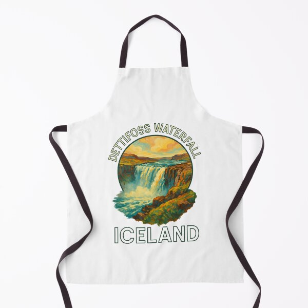 Item preview, Dettifoss Waterfall - Iceland Travel Poster designed and sold by inkNext.