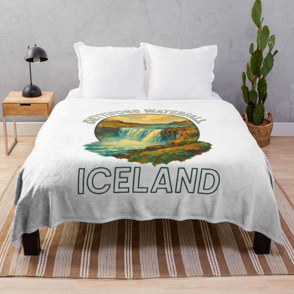 Item preview, Dettifoss Waterfall - Iceland Travel Poster designed and sold by inkNext.