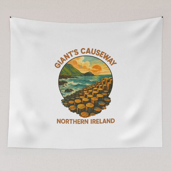 Item preview, Giant's Causeway - Northern Ireland Coastal Landmark designed and sold by inkNext.