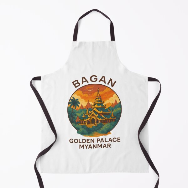Item preview, Bagan Golden Palace - Myanmar Temple Art designed and sold by inkNext.