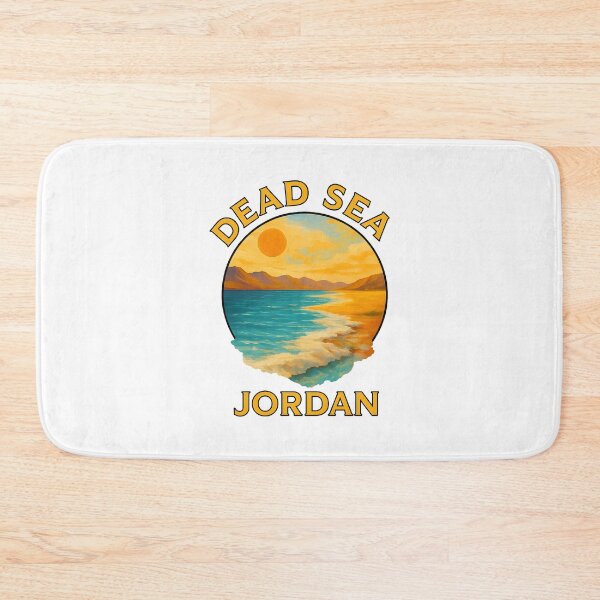 Item preview, Dead Sea Jordan Travel Art – Scenic Salt Lake Landscape designed and sold by inkNext.
