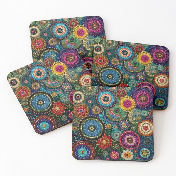 Item preview, Aboriginal Inspired Dot Art - Delicious Flowers designed and sold by GrinGalore.