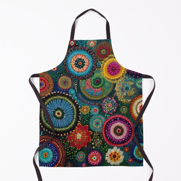 Item preview, Aboriginal Inspired Dot Art - Delicious Flowers designed and sold by GrinGalore.