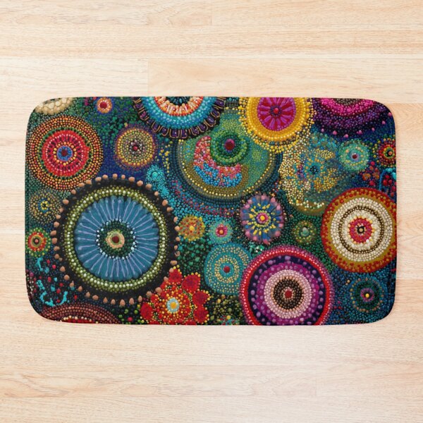 Item preview, Aboriginal Inspired Dot Art - Delicious Flowers designed and sold by GrinGalore.