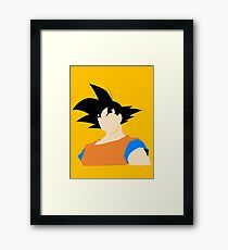 Goku Vector Framed Print