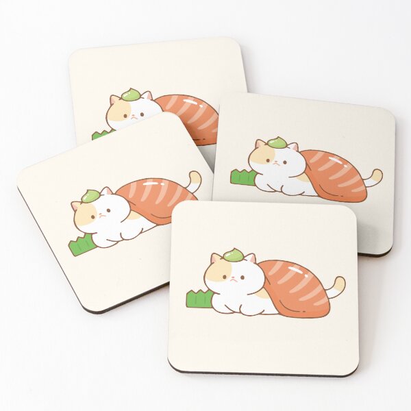 Item preview, Salmon sushi cat designed and sold by salposi.