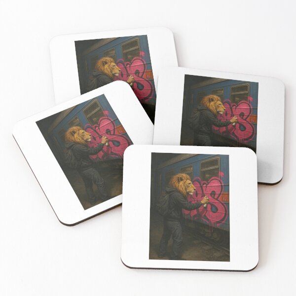 Item preview, Urban King – Graffiti Lion at Night designed and sold by STYLIQ.