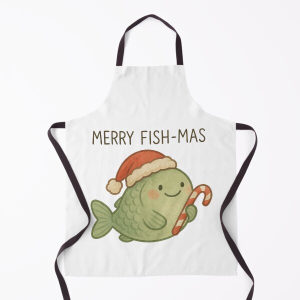 Item preview, Merry Fish-mas Funny Christmas Fish designed and sold by Tigerr3g.