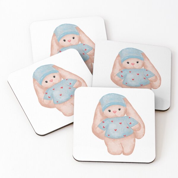 Item preview, Cute Bunny in Blue Pajamas designed and sold by olenafomina.