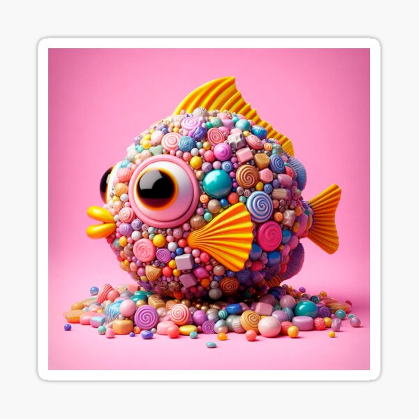 Item preview, Pastel Dory Dreams – Pink and Ocean Hues designed and sold by myabstractart _RB.