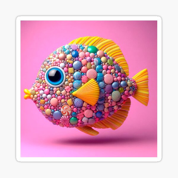 Item preview, Whimsical Dory – Soft Pink Coral Glow designed and sold by myabstractart _RB.