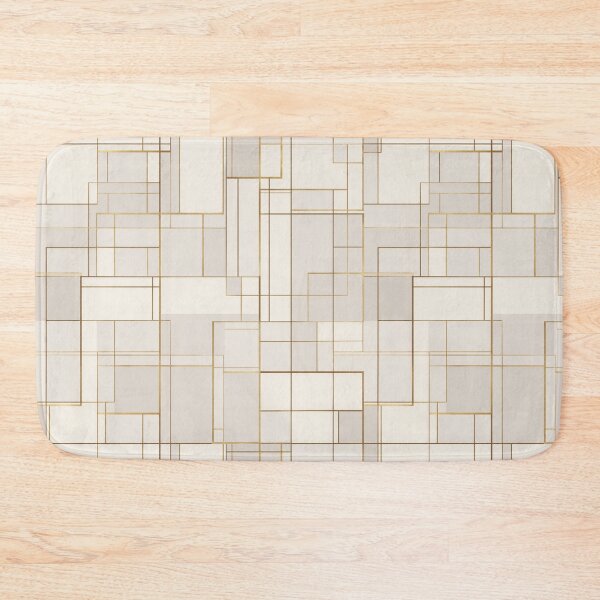 Item preview, Modern Minimalist Abstract Geometric Gold Line Pattern designed and sold by CleverboyDsgns.