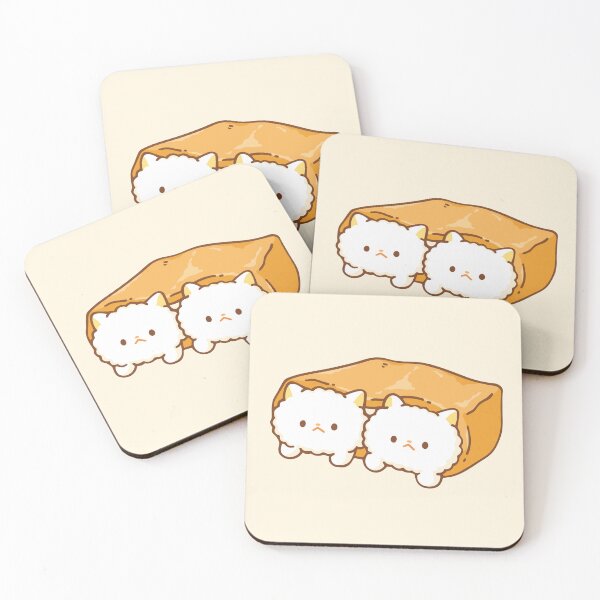 Item preview, Inari sushi twin cats designed and sold by salposi.