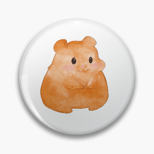 Item preview, Chubby Hamster with Rosy Cheeks designed and sold by olenafomina.