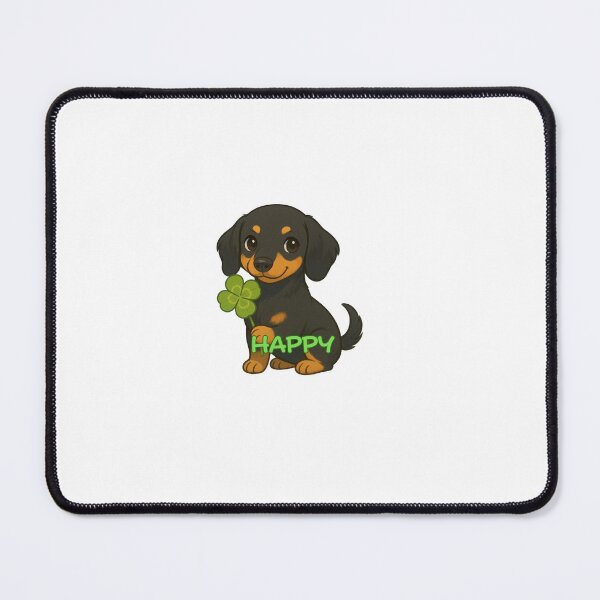 Item preview, Dog x Clover Dachs hund Happy designed and sold by CloverVillage.