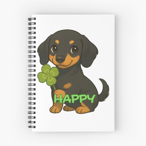 Item preview, Dog x Clover Dachs hund Happy designed and sold by CloverVillage.