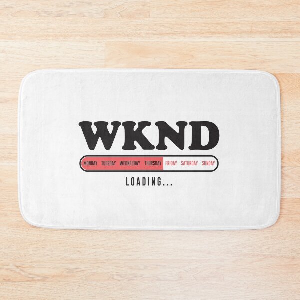 Item preview, WKND Loading... Minimal Typography Design designed and sold by The secret storage room.