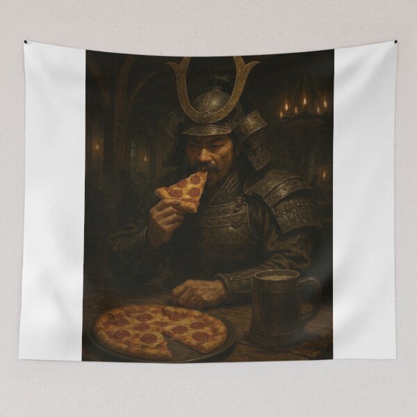 Item preview, Samurai eat Pizza designed and sold by reyjf.