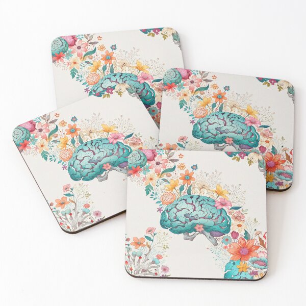 Item preview, Floral Brain Art designed and sold by CoolPixels.