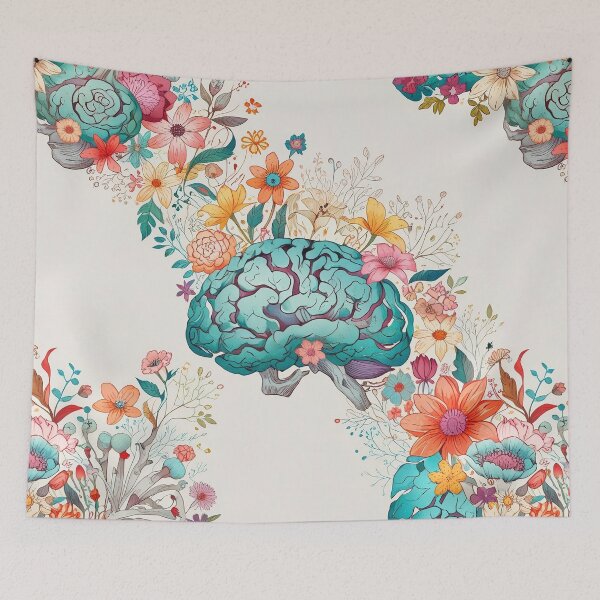 Item preview, Floral Brain Art designed and sold by CoolPixels.