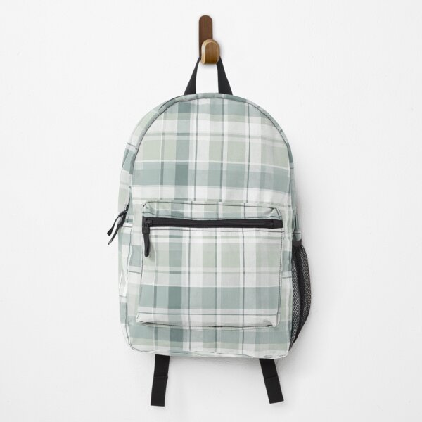 Item preview, Seafoam & White Plaid Pattern designed and sold by Hunzaly.