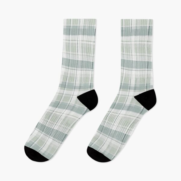 Item preview, Seafoam & White Plaid Pattern designed and sold by Hunzaly.