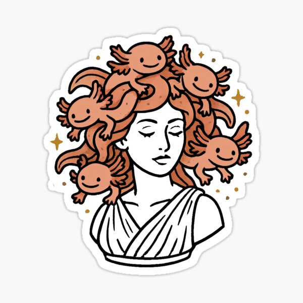 Item preview, Ajolote Medusa designed and sold by Juliagreen1.