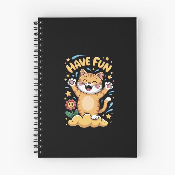 Item preview, Cat in Flight Have Fun Today designed and sold by DeadlockCrew.