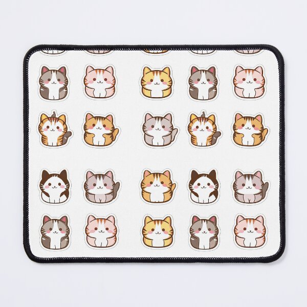 Item preview, cute funny cat pattern funny cat stickers ,aesthetic cat art,funny cat,Cat Lover,cute cat,cat pattern designed and sold by Expressions-Sel.