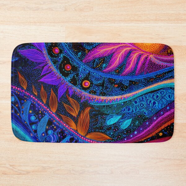 Item preview, Aboriginal Inspired Dot Art - Night Fairytale Forest designed and sold by GrinGalore.