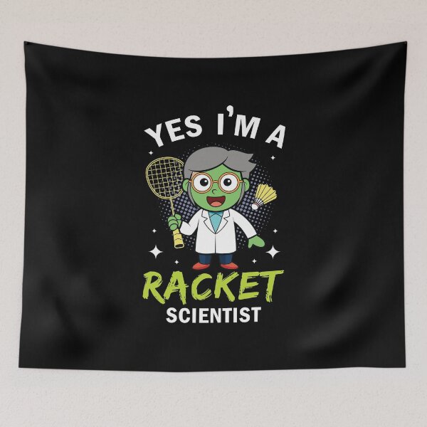 Item preview, Yes I'm A Racket Scientist Funny Coach designed and sold by CuteArtPack.