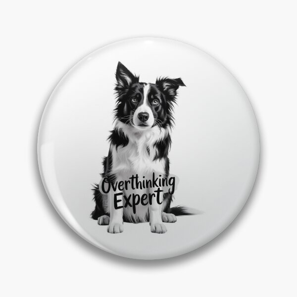 Item preview, Border Collie Brainstorm Overthinking Expert designed and sold by savrmiller.