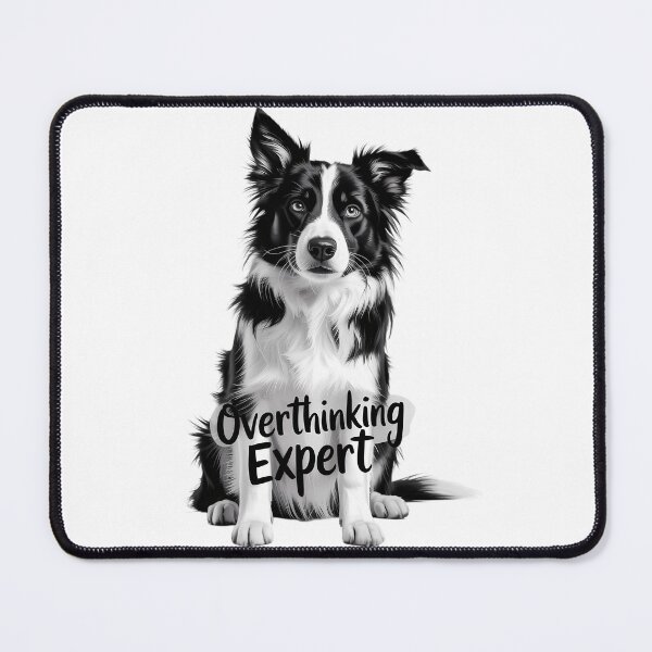 Item preview, Border Collie Brainstorm Overthinking Expert designed and sold by savrmiller.