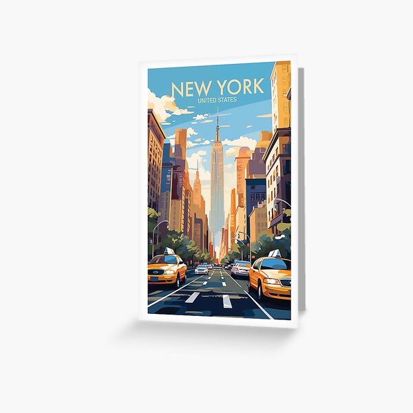 Item preview, NEW YORK TRAVEL ART designed and sold by MarkedArtPrints.