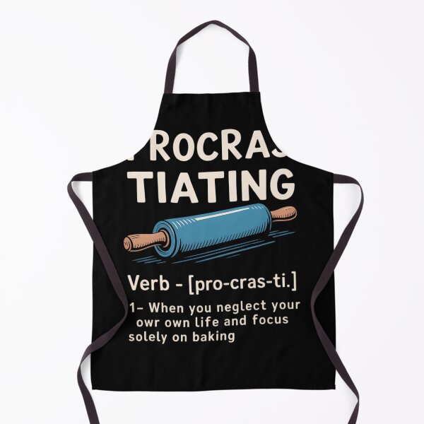 Item preview, Funny Definition Procrastinating Baking Gag Bake designed and sold by savrmiller.